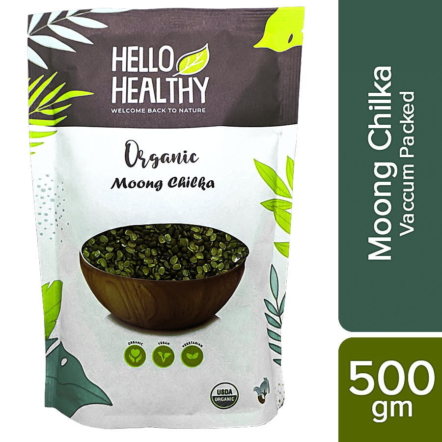 Hello Healthy Organic Moong Chilka - Vegan