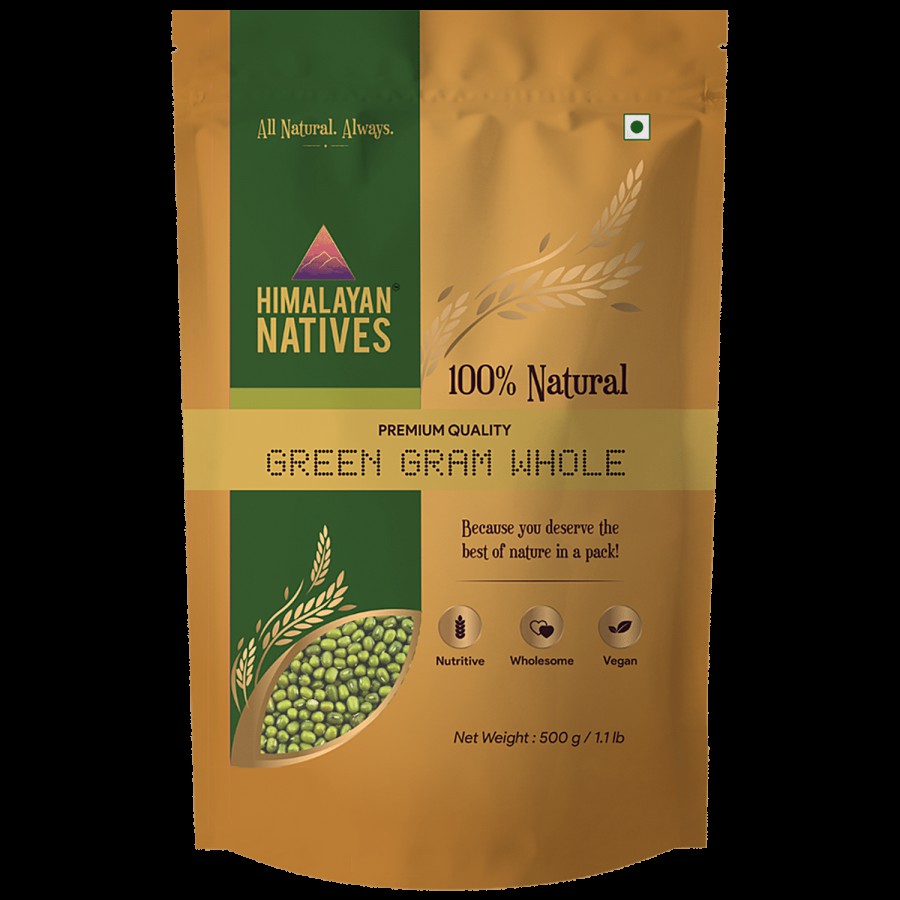 Himalayan Natives Green Gram Whole - Natural & Premium Quality