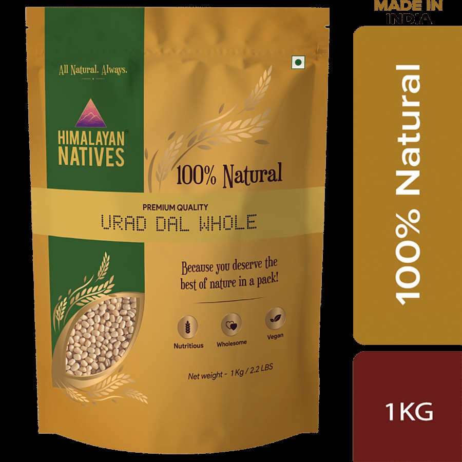 Himalayan Natives Urad Dal - Whole