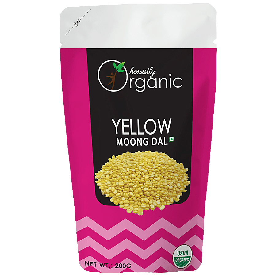 Honestly Organic Yellow Moong Dal - Rich In Protein & Fibre