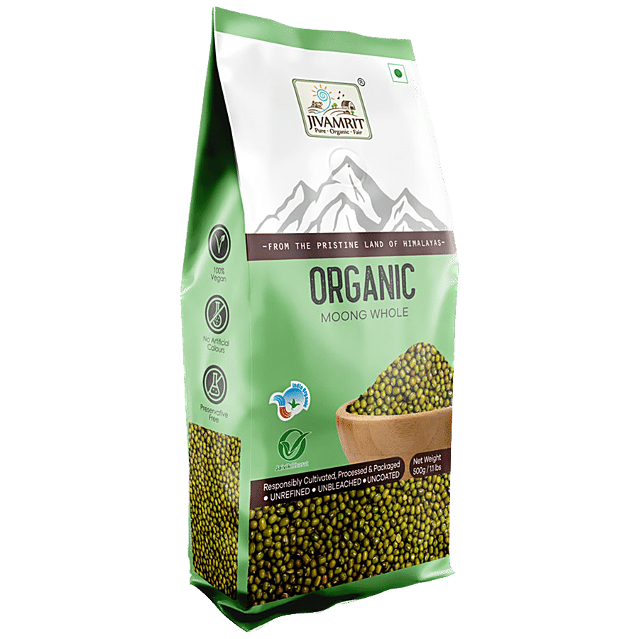 Jivamrit Organic Moong Whole