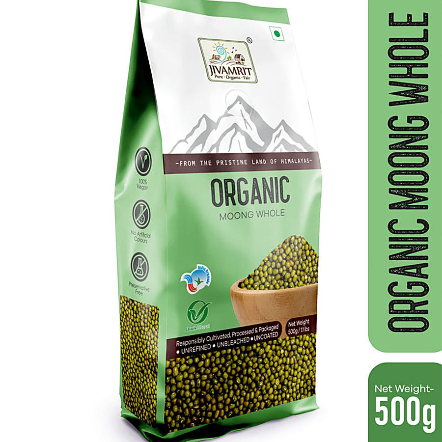 Jivamrit Organic Moong Whole