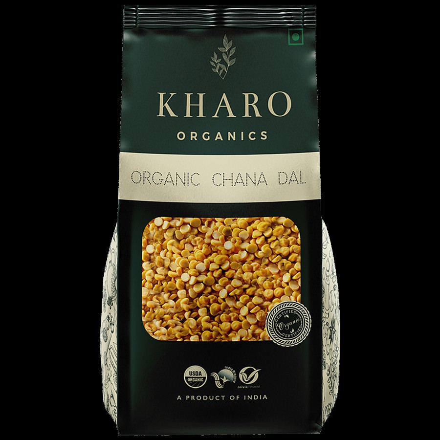 Kharo Organics Organic Chana Dal - Non GMO