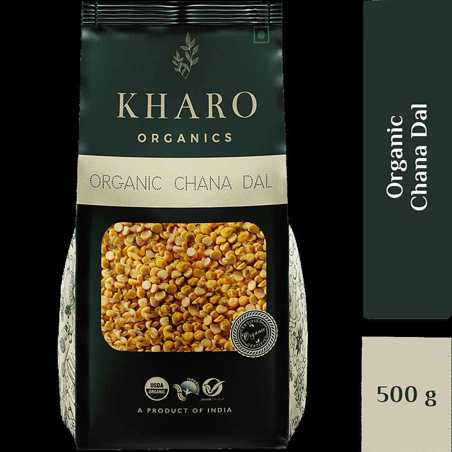 Kharo Organics Organic Chana Dal - Non GMO