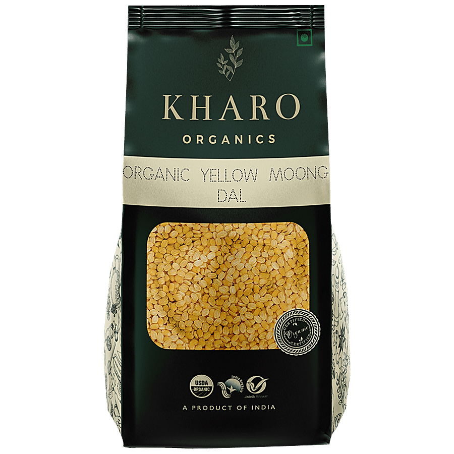 Kharo Organics Organic Yellow Moong Dal - Pure