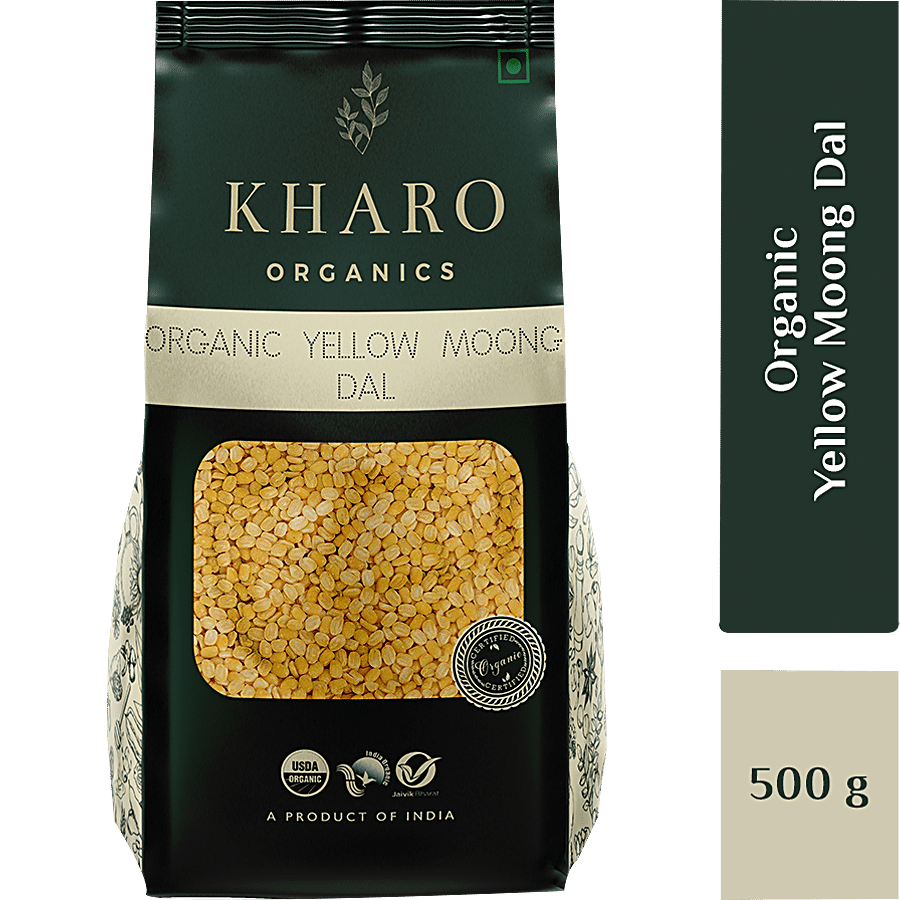 Kharo Organics Organic Yellow Moong Dal - Pure