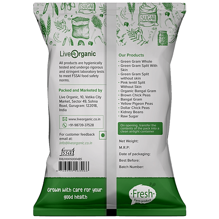 Live Organic Kabuli Chana - 100% Natural