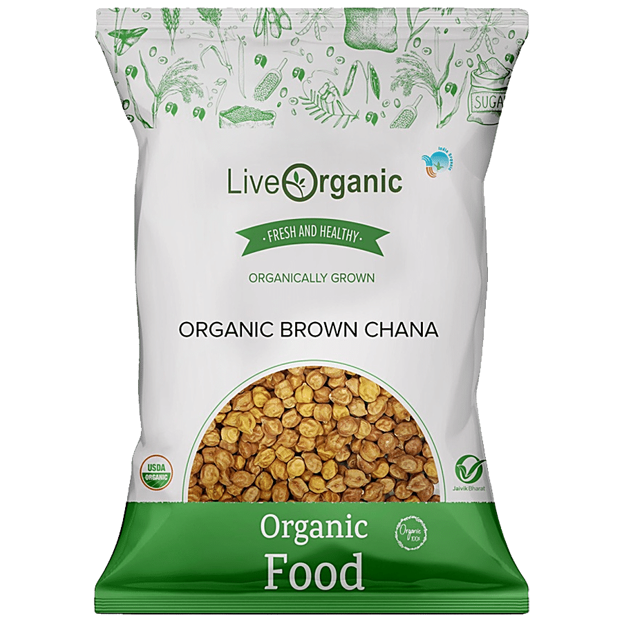 Live Organic Kala/Brown Chana - 100% Natural