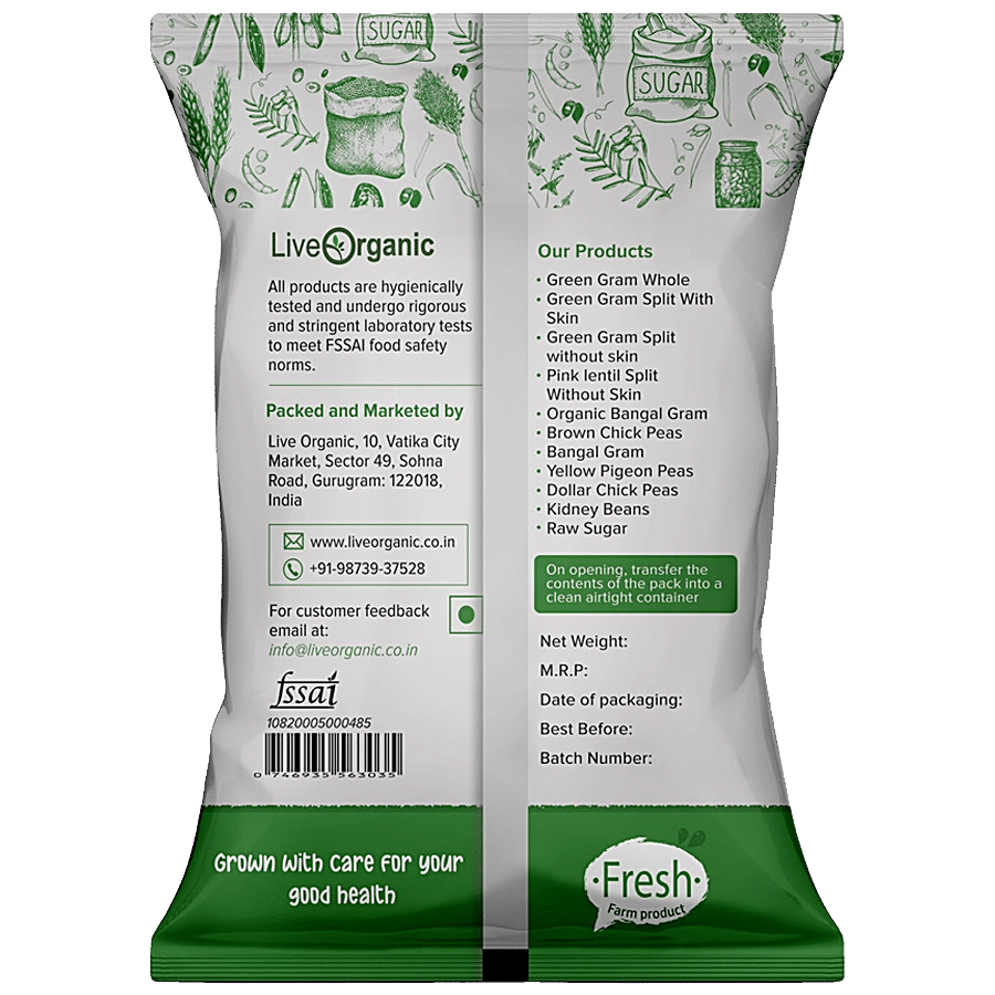 Live Organic Masoor Dal - 100% Natural