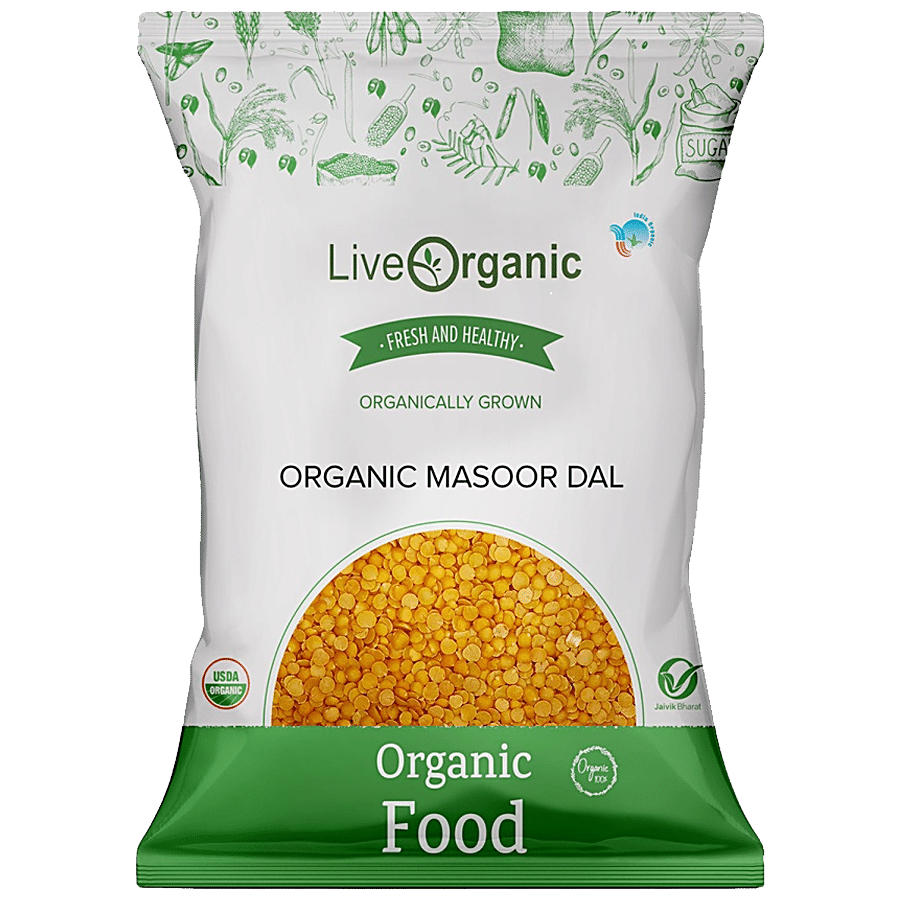 Live Organic Masoor Dal - 100% Natural