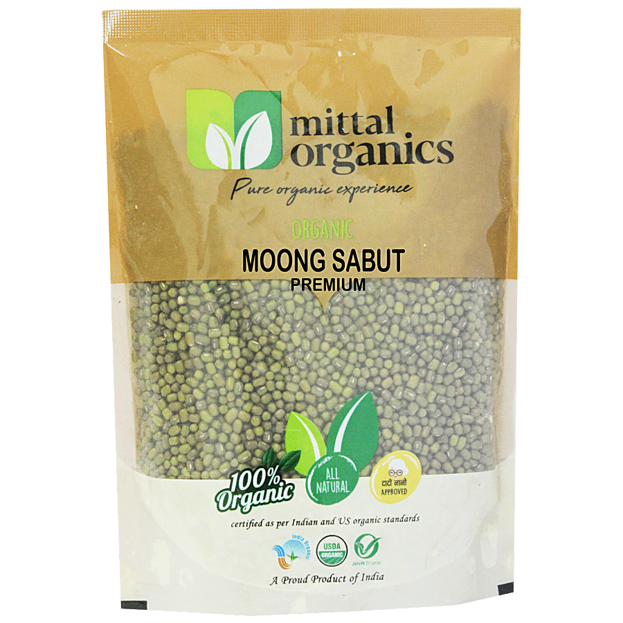 MITTAL ORGANICS Moong Sabut - Premium