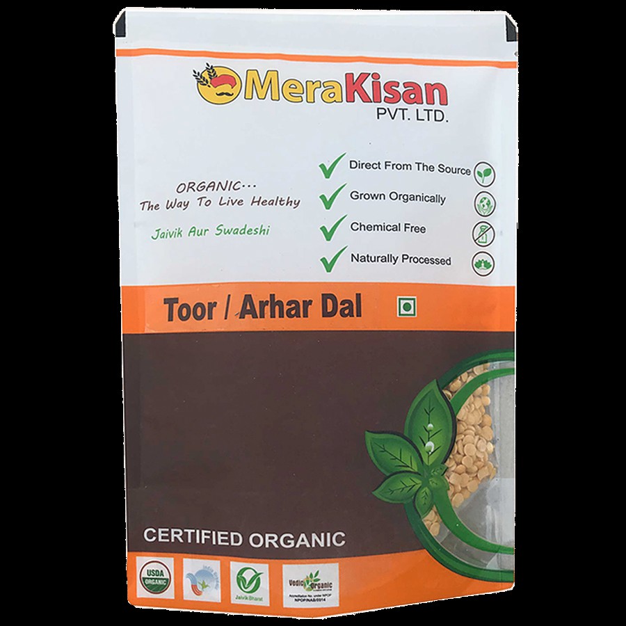 MeraKisan Organic Toor Dal/Togari Bele