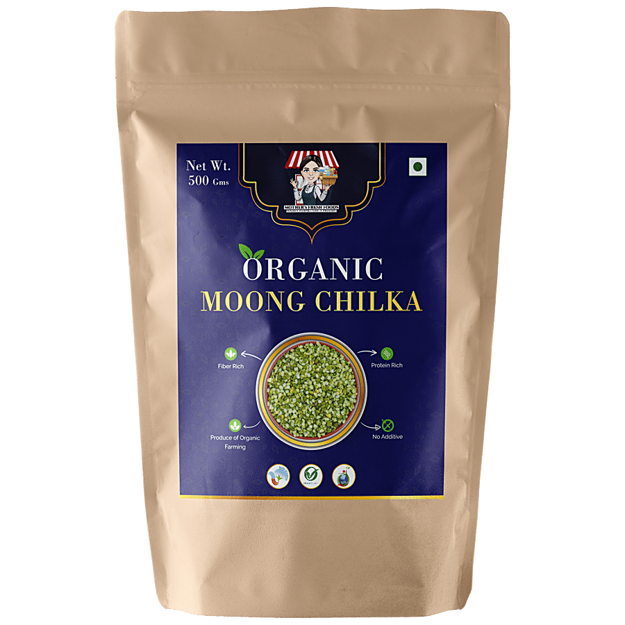 Mothers Fresh Foods Organic Moong Chilka - Protein Rich