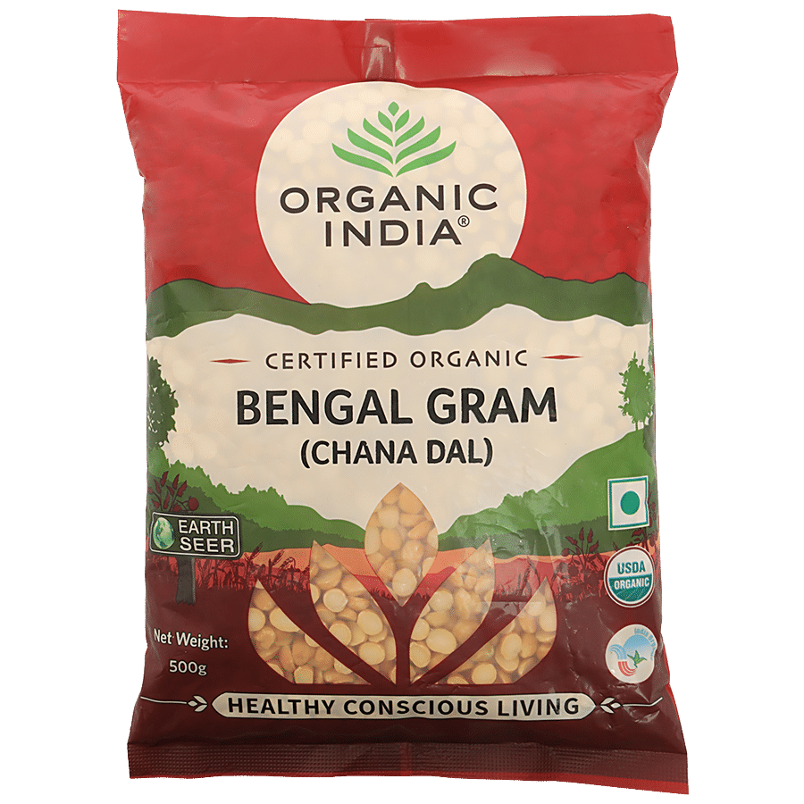 Organic India Bengal Gram/Chana Dal - Rich In Vitamins & Minerals