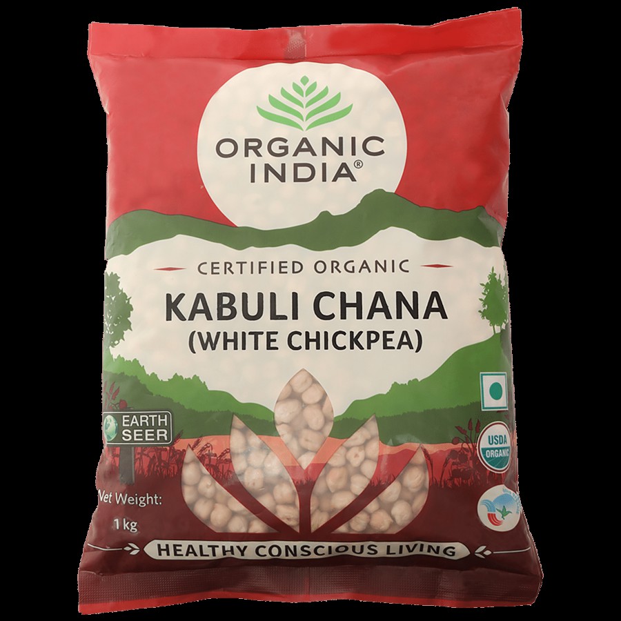 Organic India Kabuli Chana/Chickpea - White