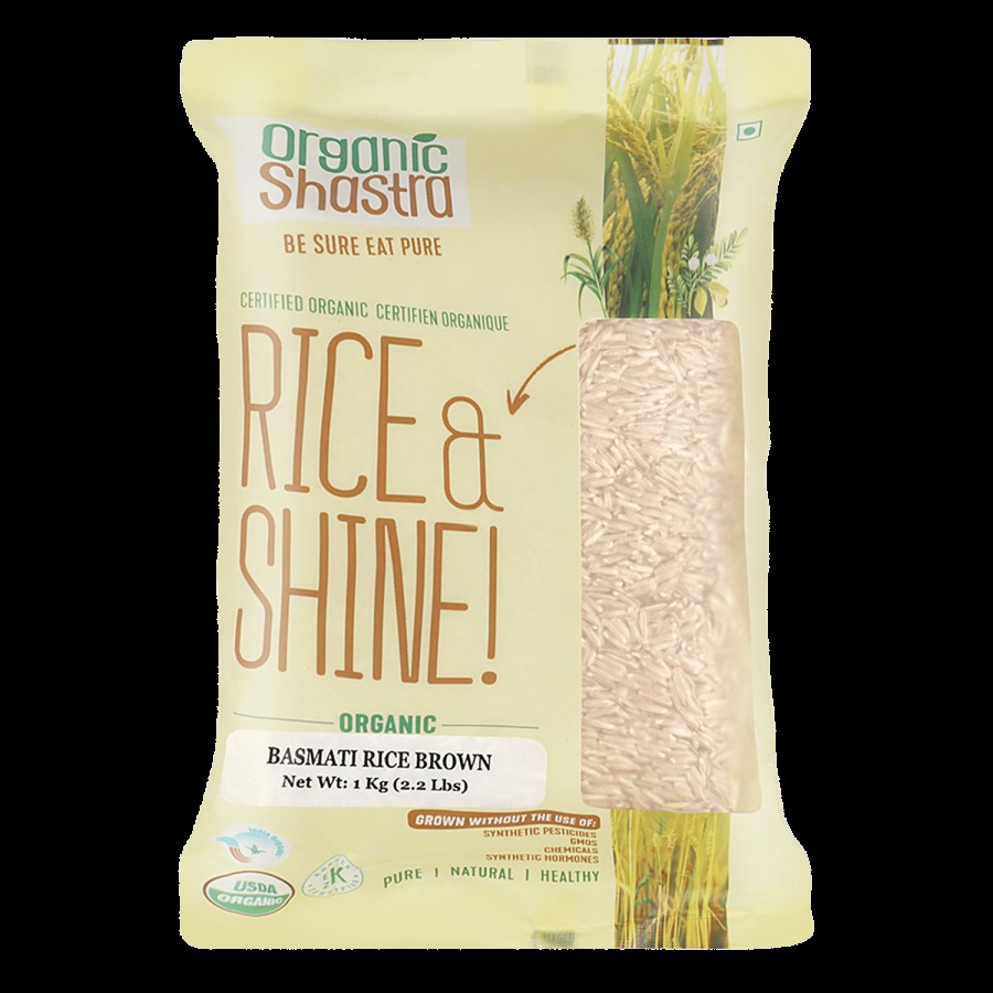 Organic Shastra Basmati Rice Brown