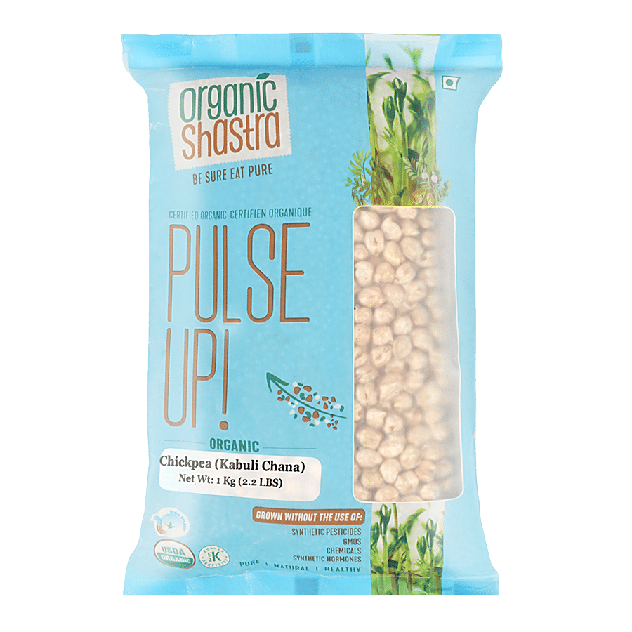 Organic Shastra Chickpea Safed Kabuli Chana