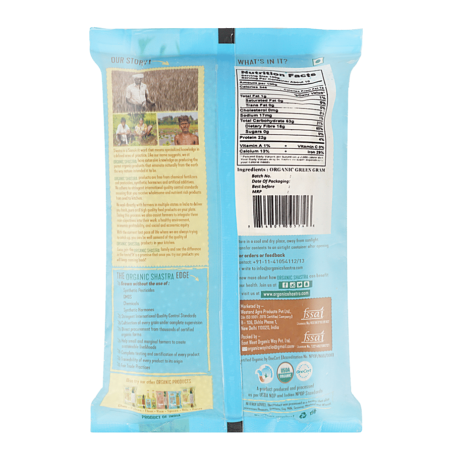 Organic Shastra Moong Dhulli Dal