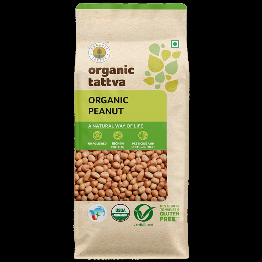 Organic Tattva Groundnuts/Raw Peanut