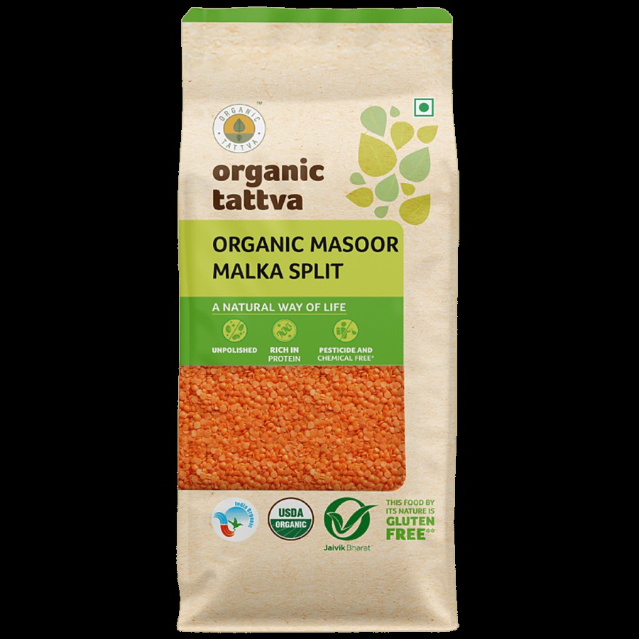 Organic Tattva Organic Masoor Dal Split