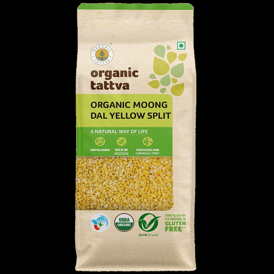 Organic Tattva Organic Moong Dal/Dhuli