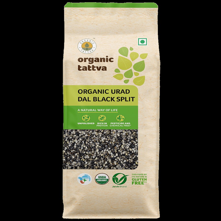 Organic Tattva Organic Urad - Black Split