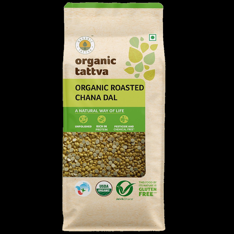 Organic Tattva Roasted Chana Dal