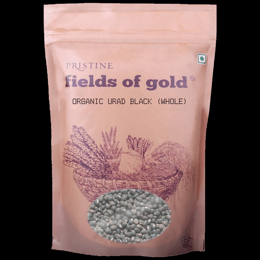 PRISTINE Fields Of Gold Organic Urad Black - Whole