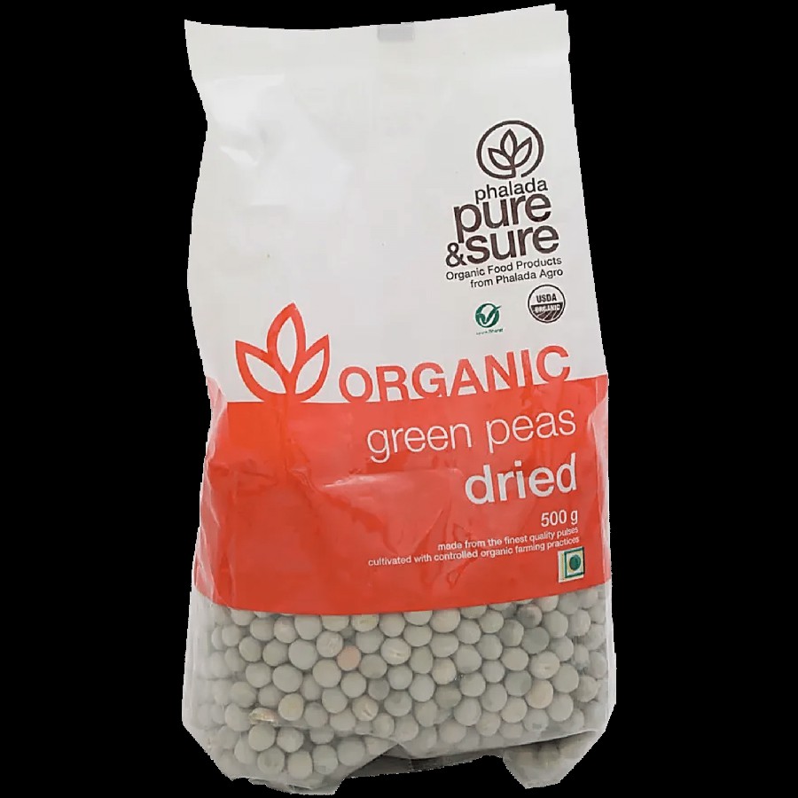 Phalada Pure & Sure Organic - Green Peas/Ona Batani Dried