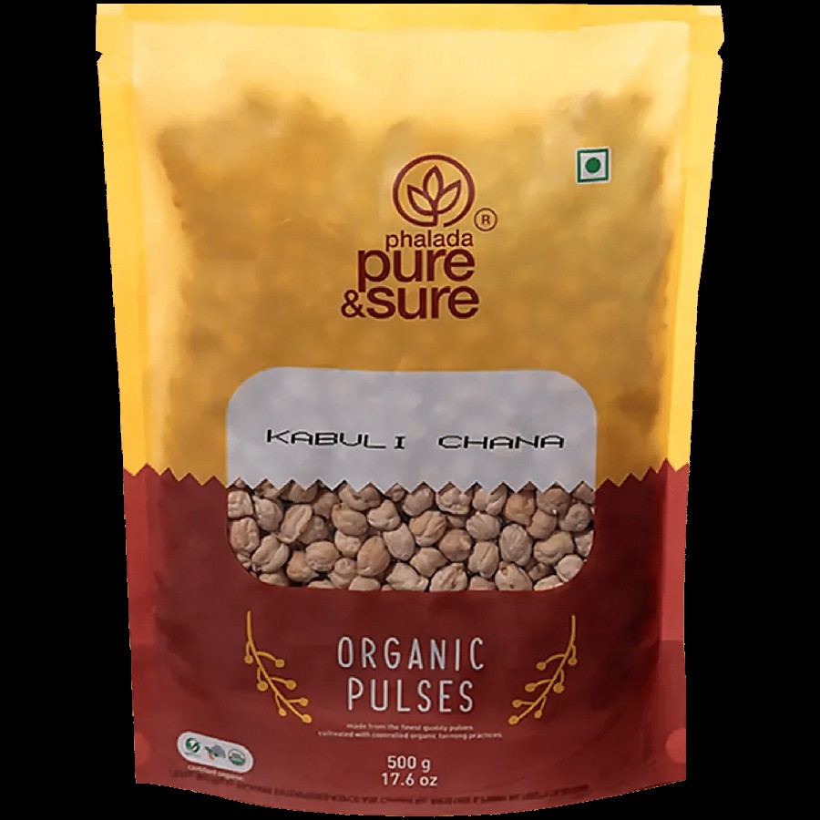 Phalada Pure & Sure Organic - Kabuli Chana/Kabuli Kadale