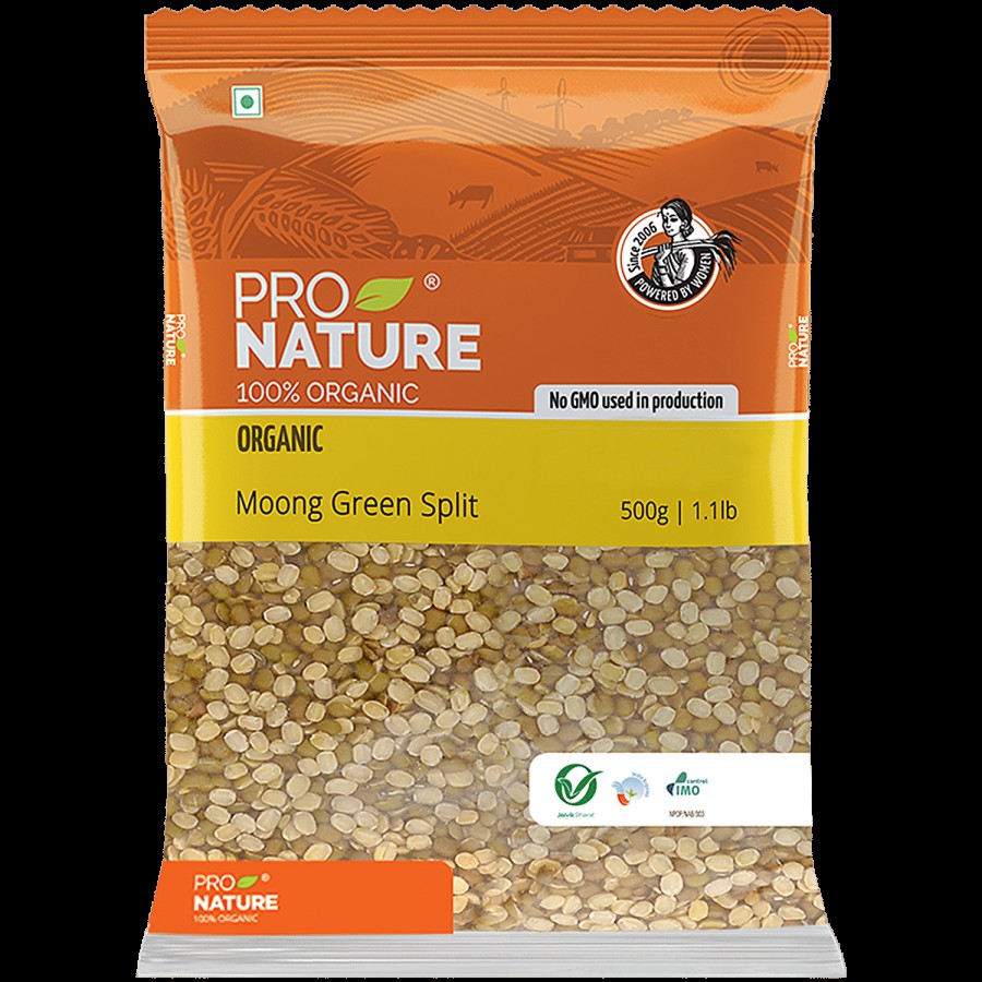 Pro Nature Organic Moong - Green (Split)