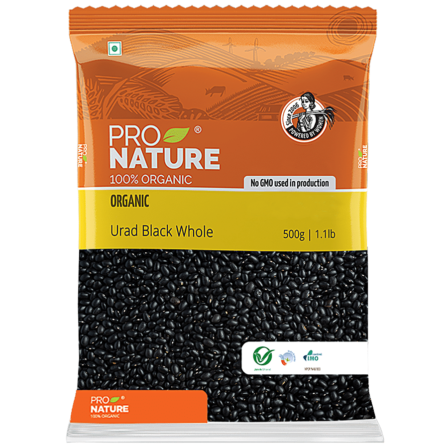 Pro Nature Organic Urad - Black (Whole)