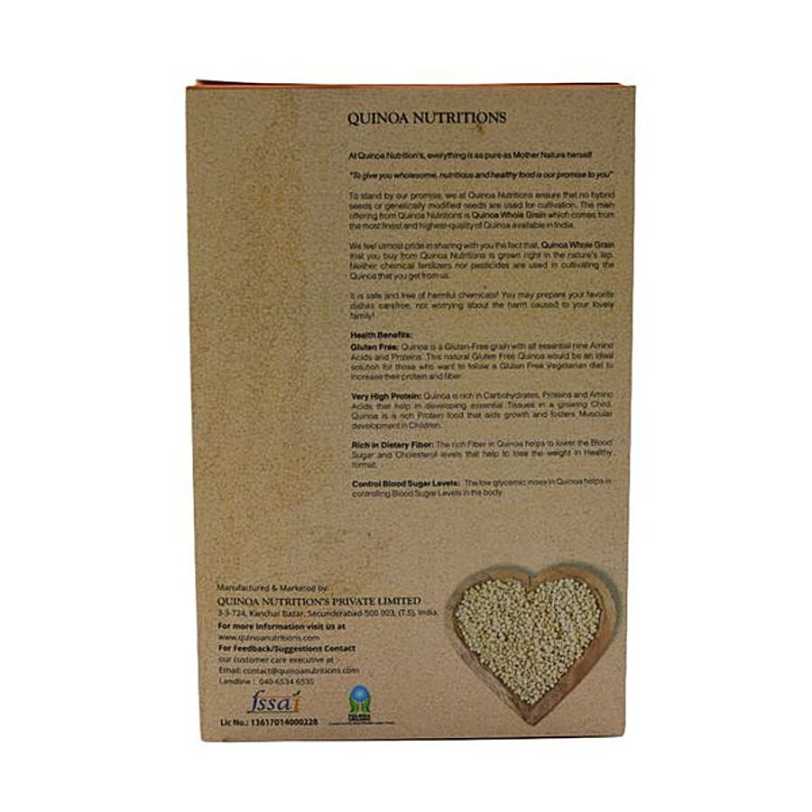 Quinoa Nutritions Safe Heart Quinoa - Whole Grain