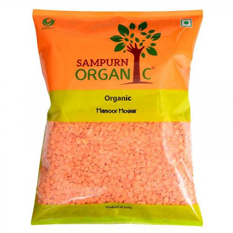 Sampurn Organic Dal - Masoor Mogar