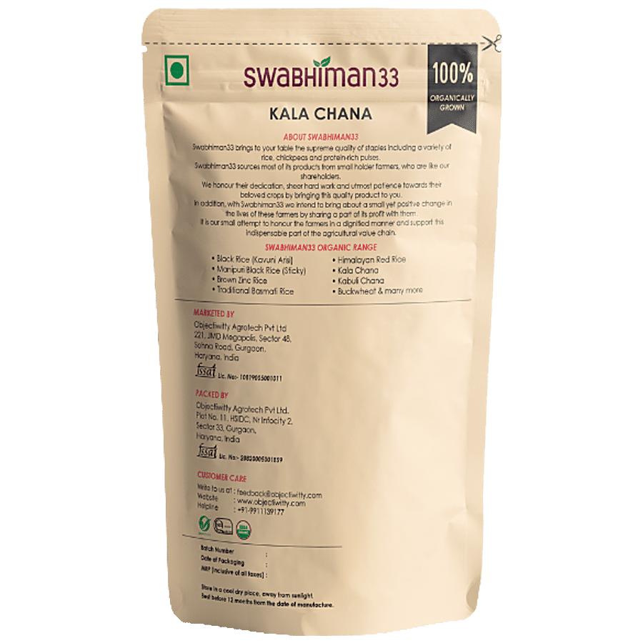 Swabhiman33 Organically Grown Kala Chana