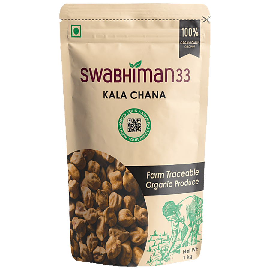 Swabhiman33 Organically Grown Kala Chana