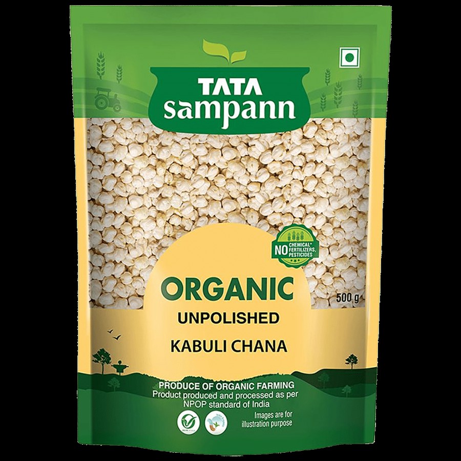 Tata Sampann OrganicÂ Kabuli Chana/Kabuli Kadale