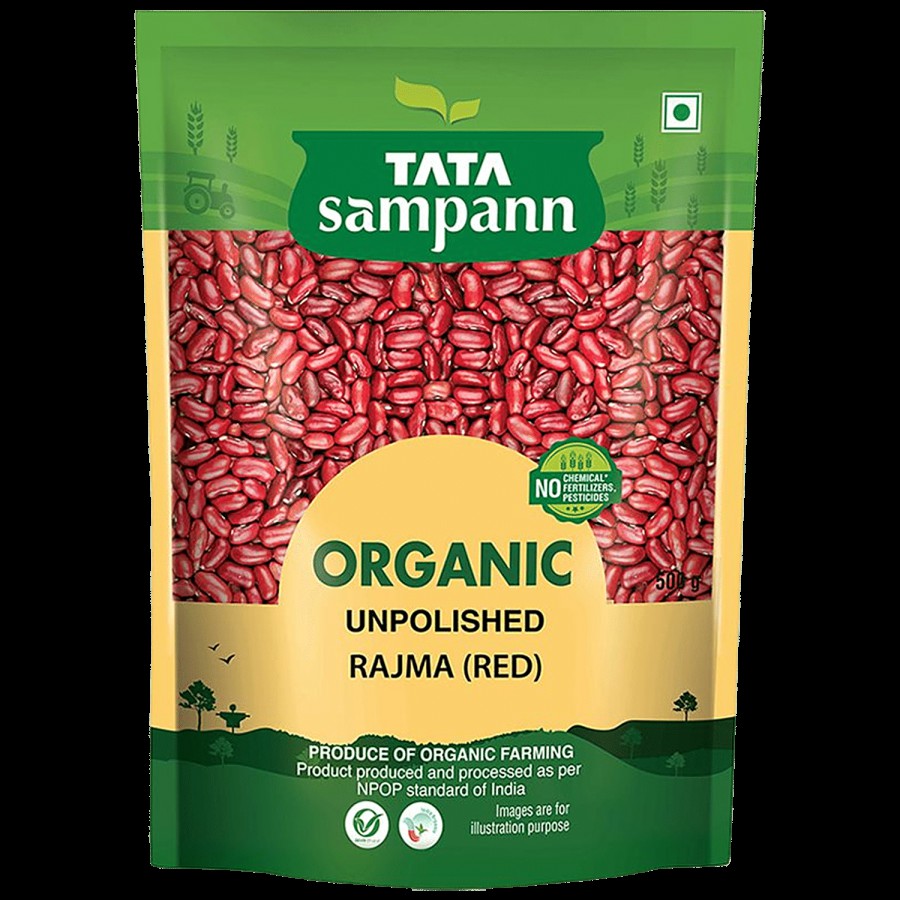 Tata Sampann OrganicÂ Rajma/Capparadavare - Red