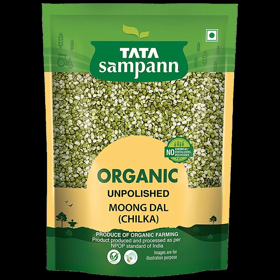 Tata Sampann Tata Sampann Organic Moong Chilka Dal