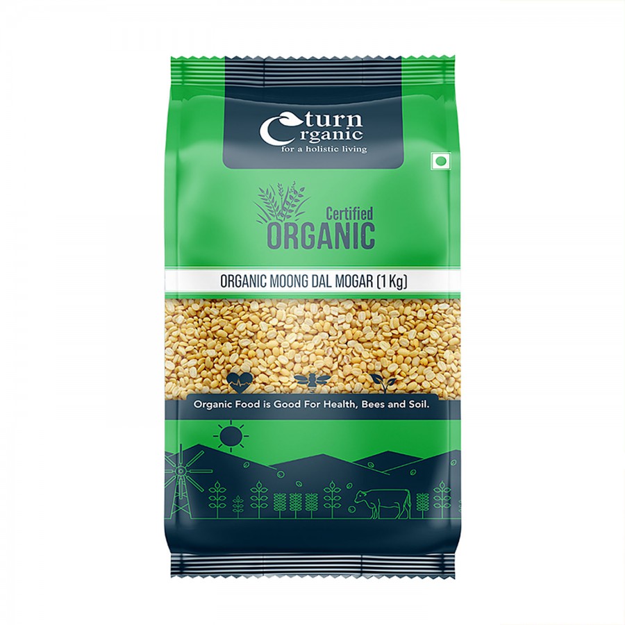 Turn Organic Moong Dal Mogar - Organic Certified