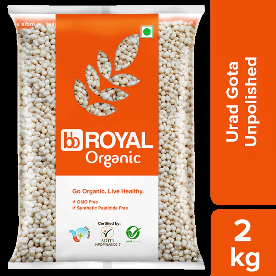 bb Royal Organic - Urad Whole Gota Unpolished