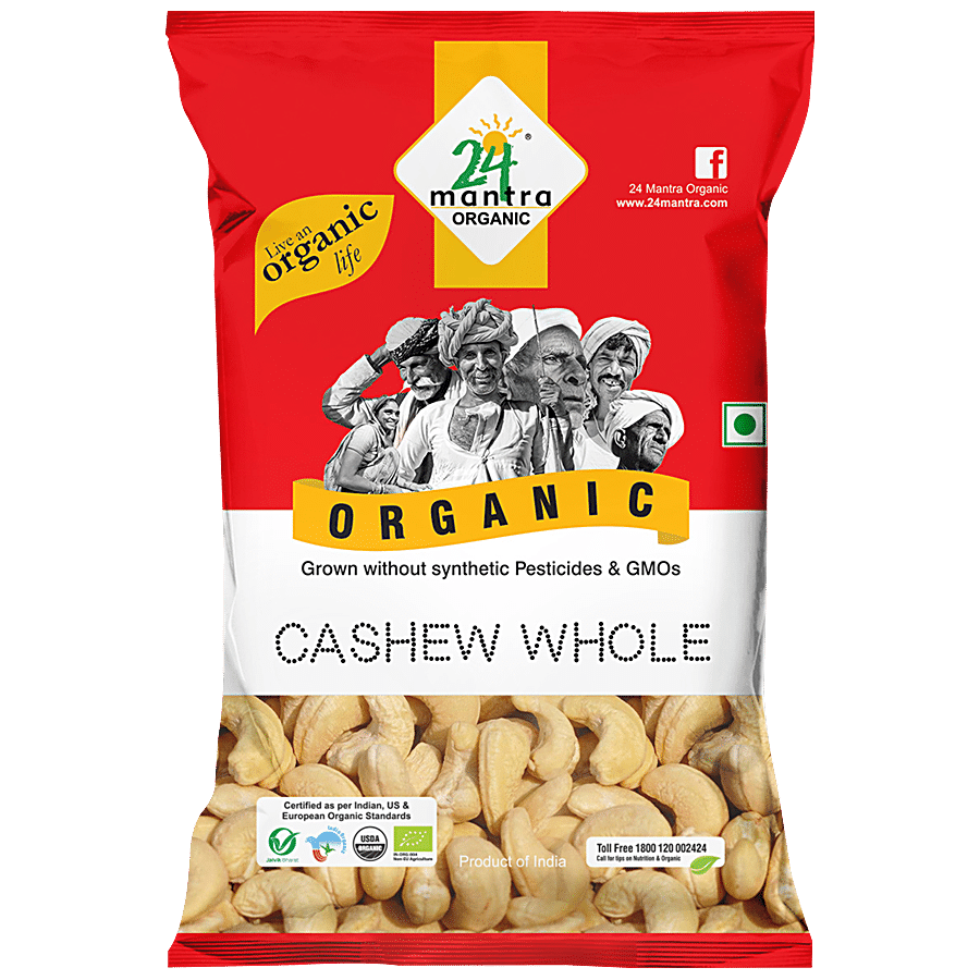 24 Mantra Organic Organic Cashew/Godambi - Whole