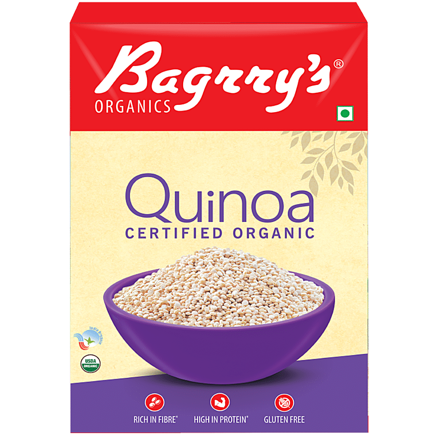 Bagrrys Bagrry`S 100% Organic Quinoa - Gluten Free  Aids Weight Loss 500 g