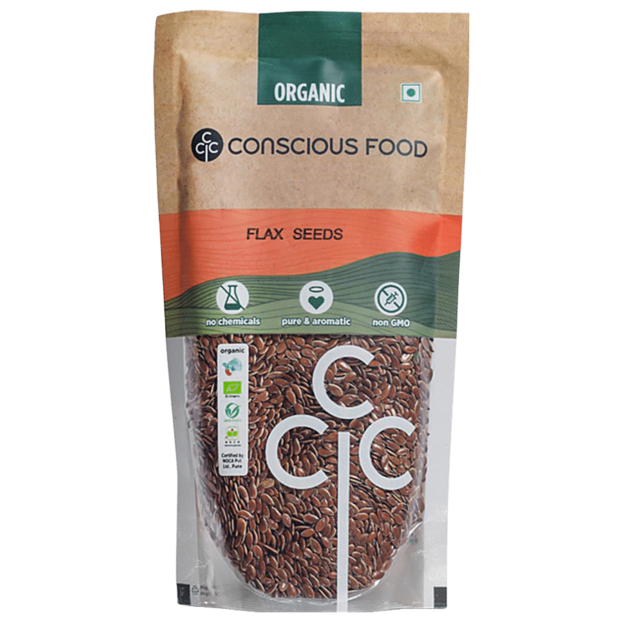 Conscious Food Flax Seeds - Organic