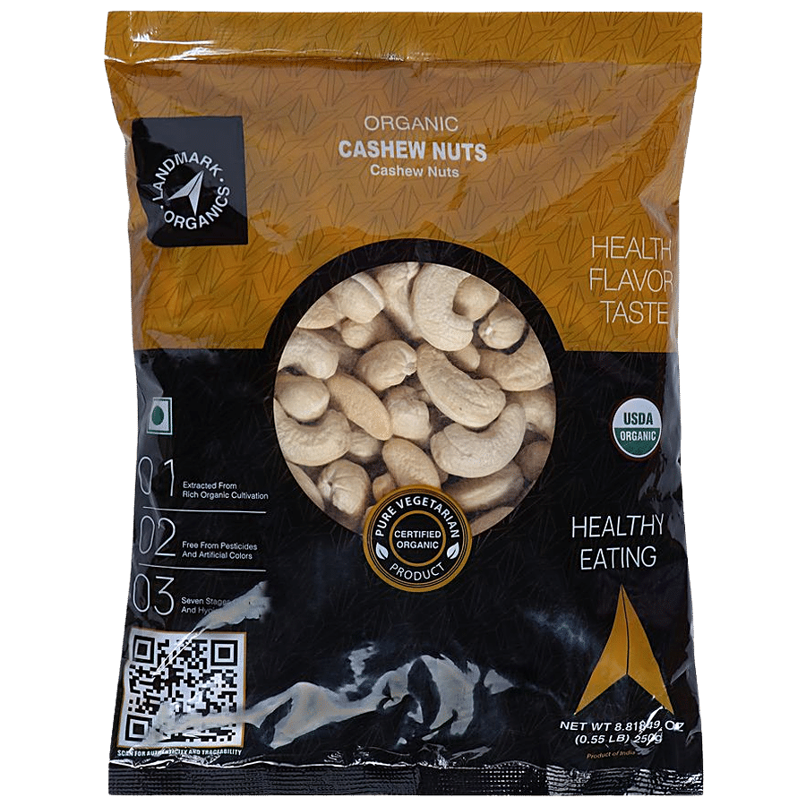 Landmark Organics  Cashew Nuts - Rich In Taste