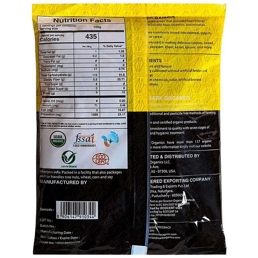 Landmark Organics  Raisins - Brown