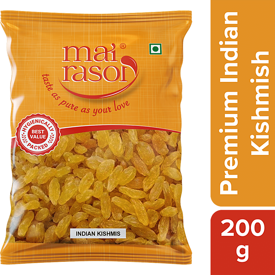 Mai Rasoi MAI RASOI REGULAR INDIAN RAISIN   KISMIS   KISHMISH 200 GM