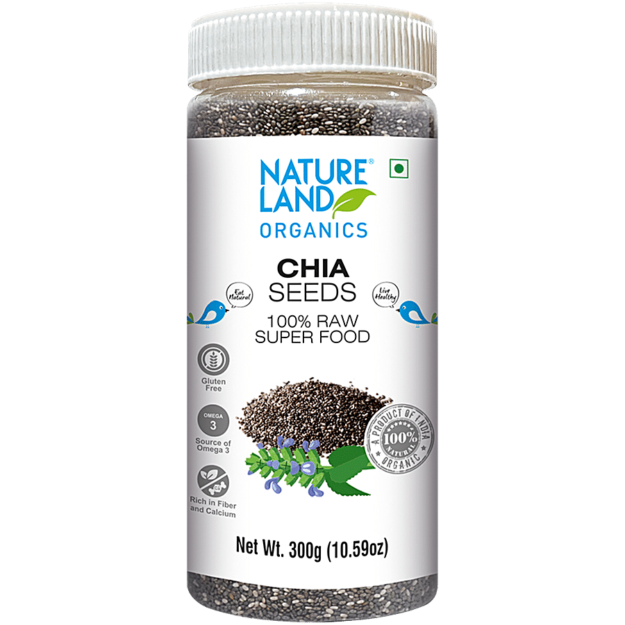 Natureland Organics Chia Seeds Raw