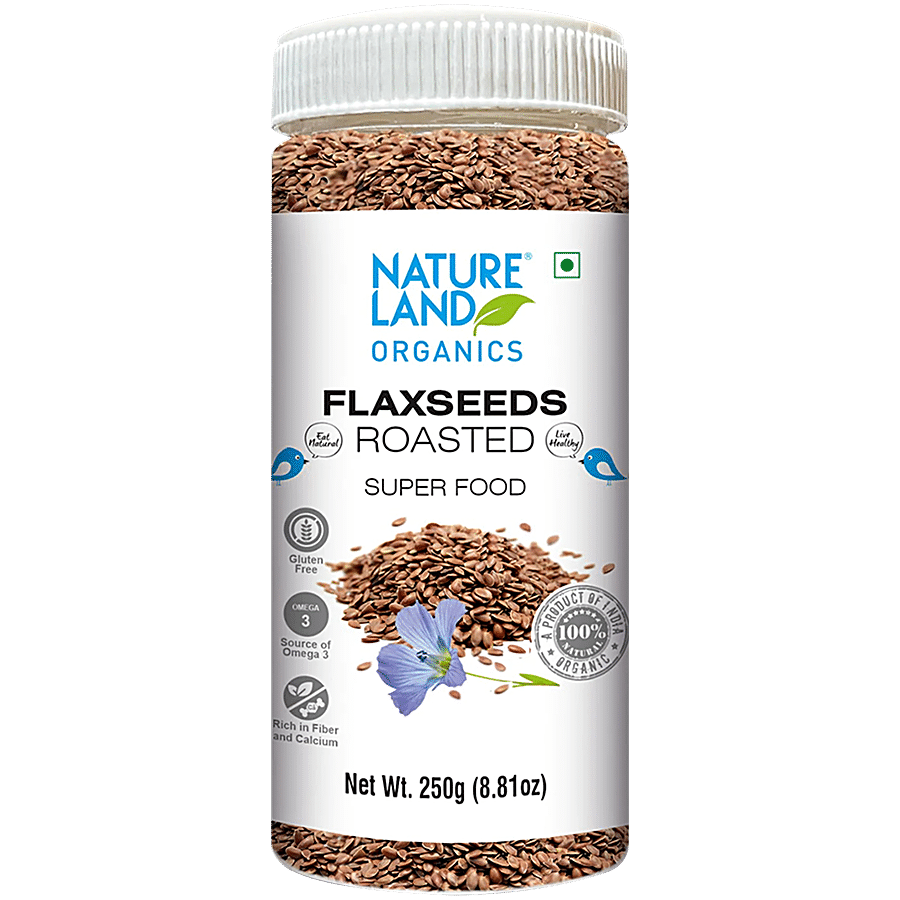 Natureland Organics Roasted Flaxseed - Superfood