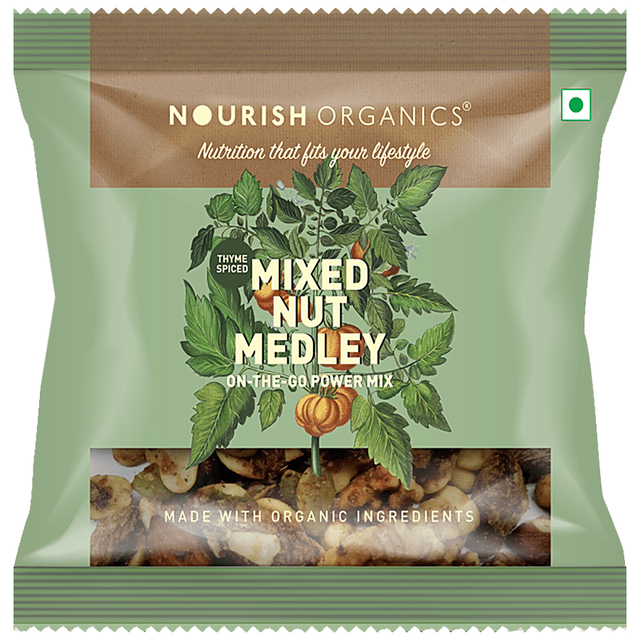 Nourish Organics Mixed Nut Medley -  Rich In Omega-3